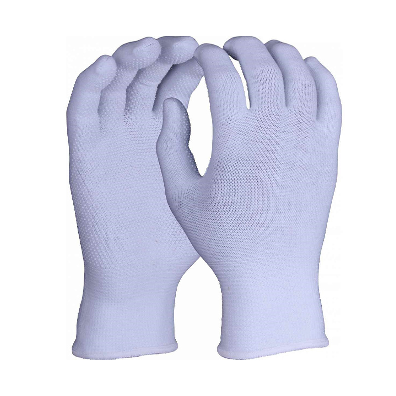 UCi Knitted Cotton Micro Dot Handling Gloves Gloves.co.uk