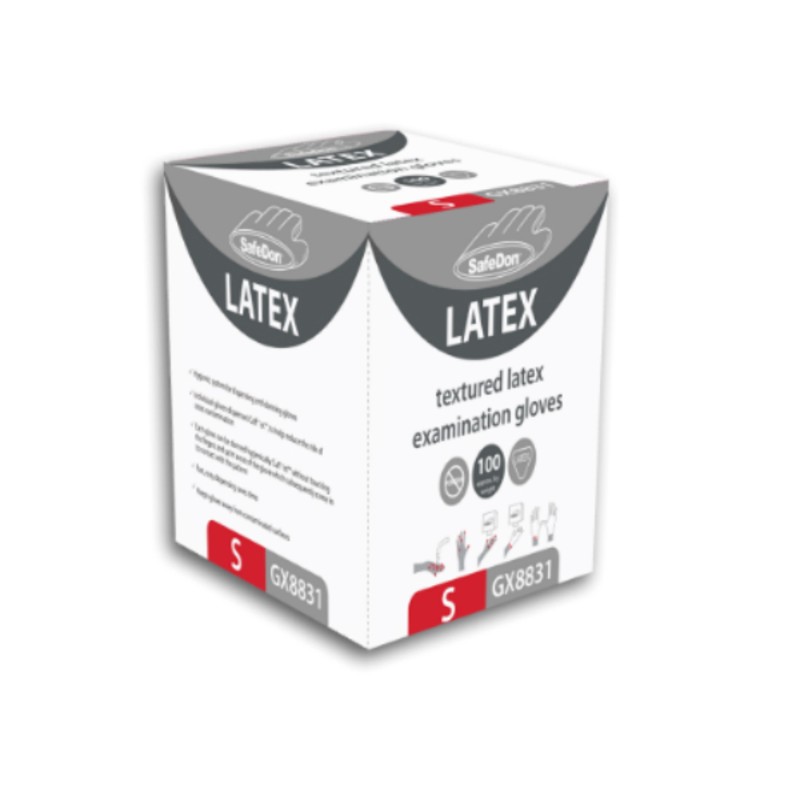 SafeDon GX883 Powder Free Latex Examination Gloves