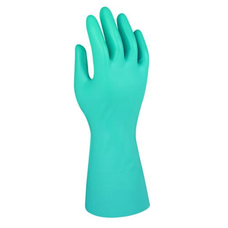 Ansell Marigold G26G Green Nitrile Chemical Gauntlets