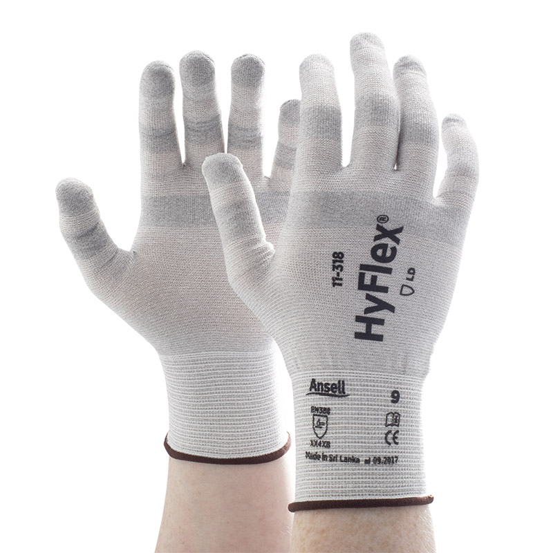 Ansell HyFlex 11-318 Diamond Dyneema Ergonomic Spandex Gloves