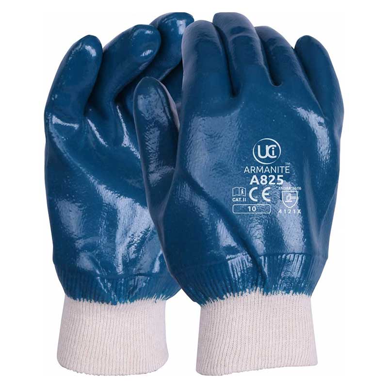 UCi Armanite A825 Nitrile Coated Safety Gloves