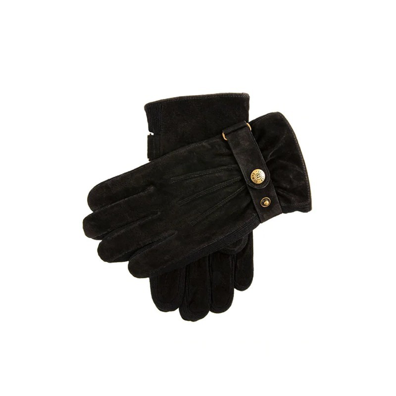 Dents Chester Men's Black Suede Walking Gloves
