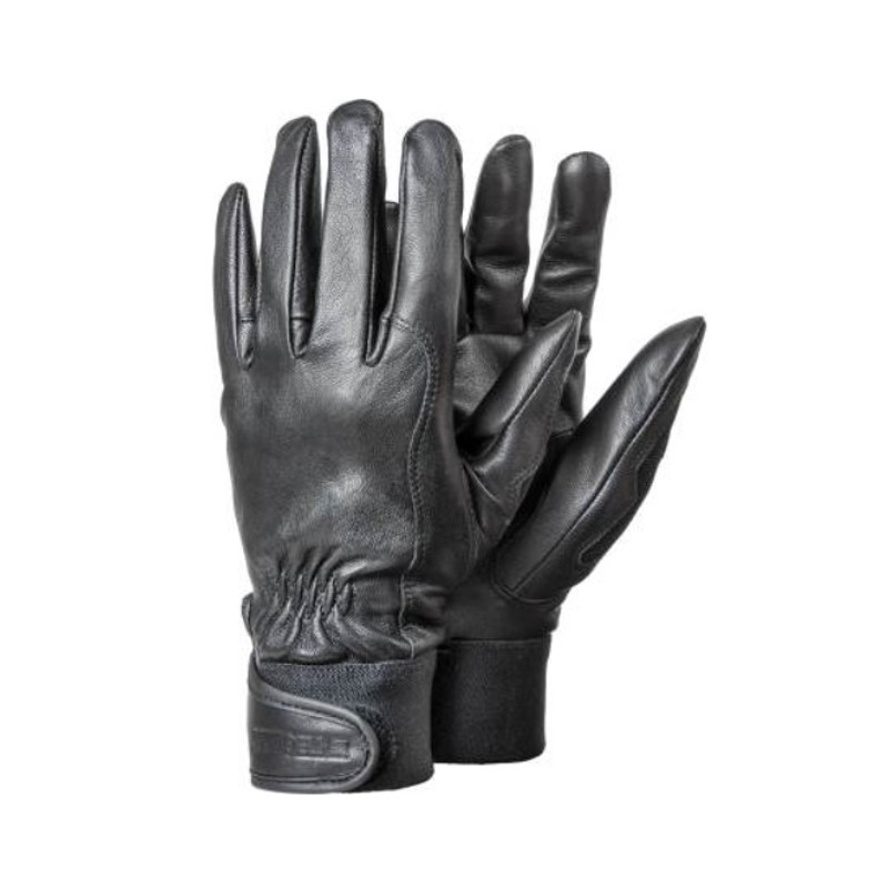 Ejendals Tegera 8305 Hook and Loop Goatskin Black Leather Safety Gloves