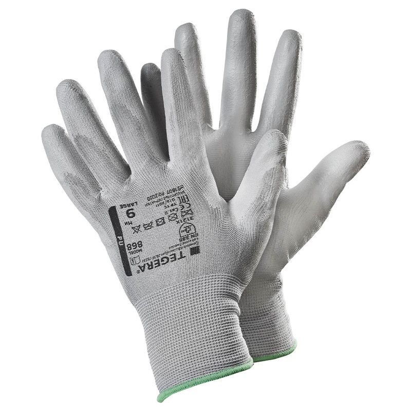 Ejendals Tegera 868 PU Palm Polyester Gloves