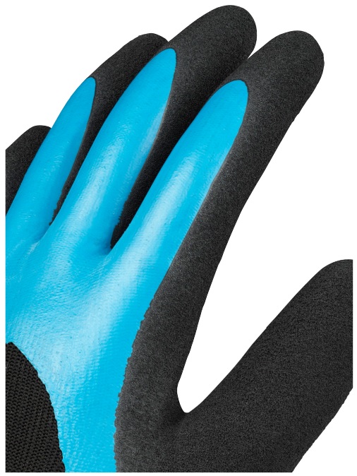 A 3/4 coating provides additional cover to bolster the level of protection a glove provides Close up of the 3/4 coating