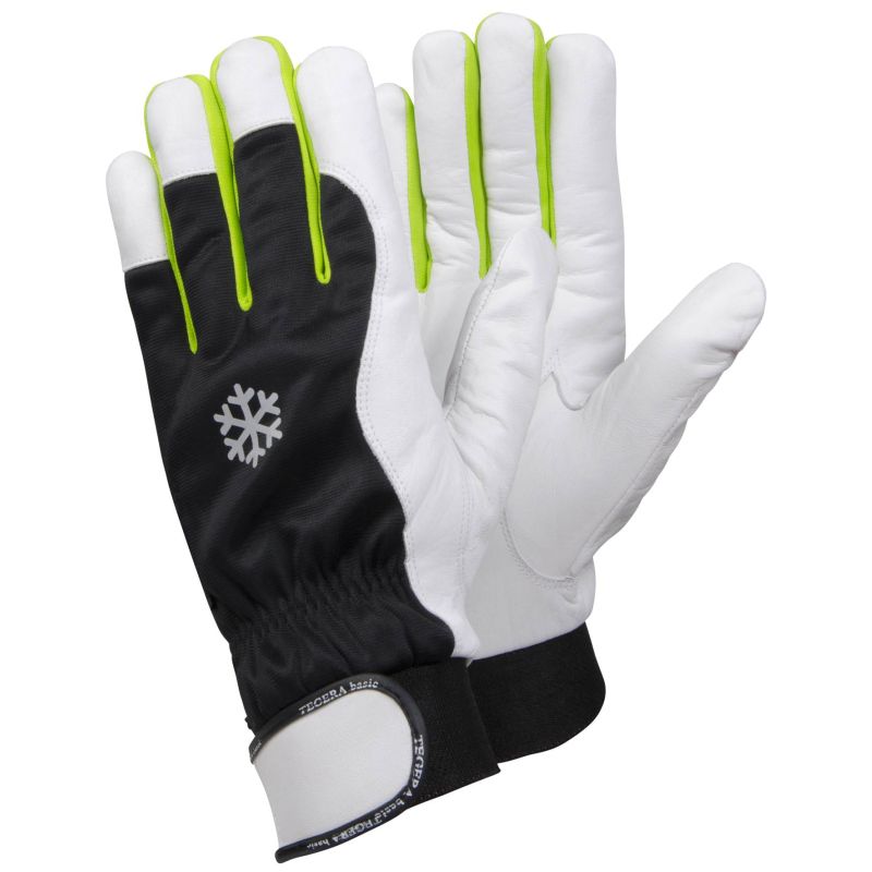 Ejendals 9122-10 misura 25,40 cm (10) Tegera 23169,87 cm (9122) pelle sintetica, guanti, colore: nero/grigio/giallo