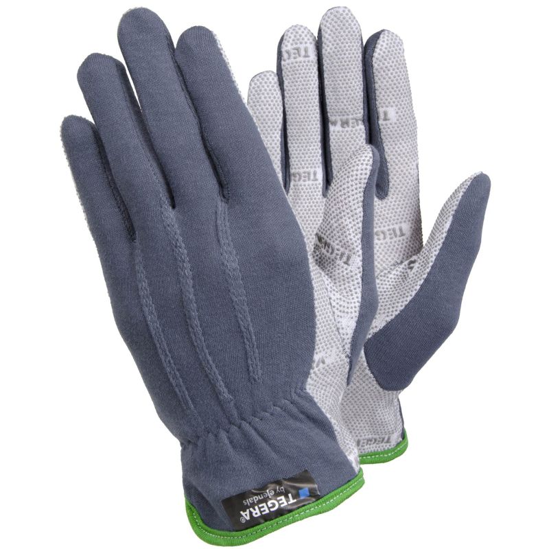 Ejendals Tegera 8128 Grey Cotton Work Gloves
