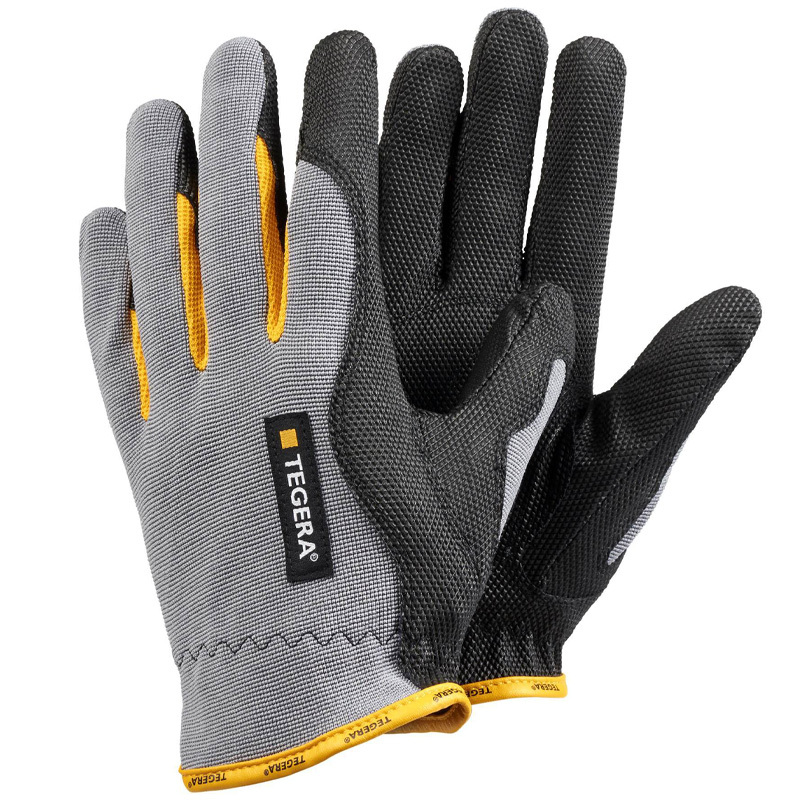 Ejendals, 126A-8, guanti per saldature tegera 126a, dimensioni: 20,3 cm, taglia: 8, colore: bianco/giallo