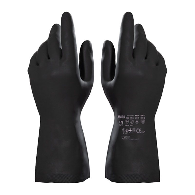 Mapa Alto 415 Chemical-Resistant Janitorial Latex Grip Gloves