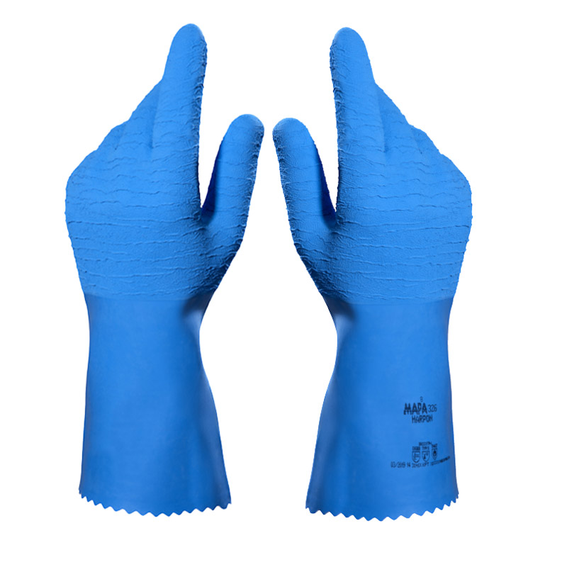 Mapa Harpon 326 Wet Grip Fishing Gauntlet Chemical-Resistant Gloves