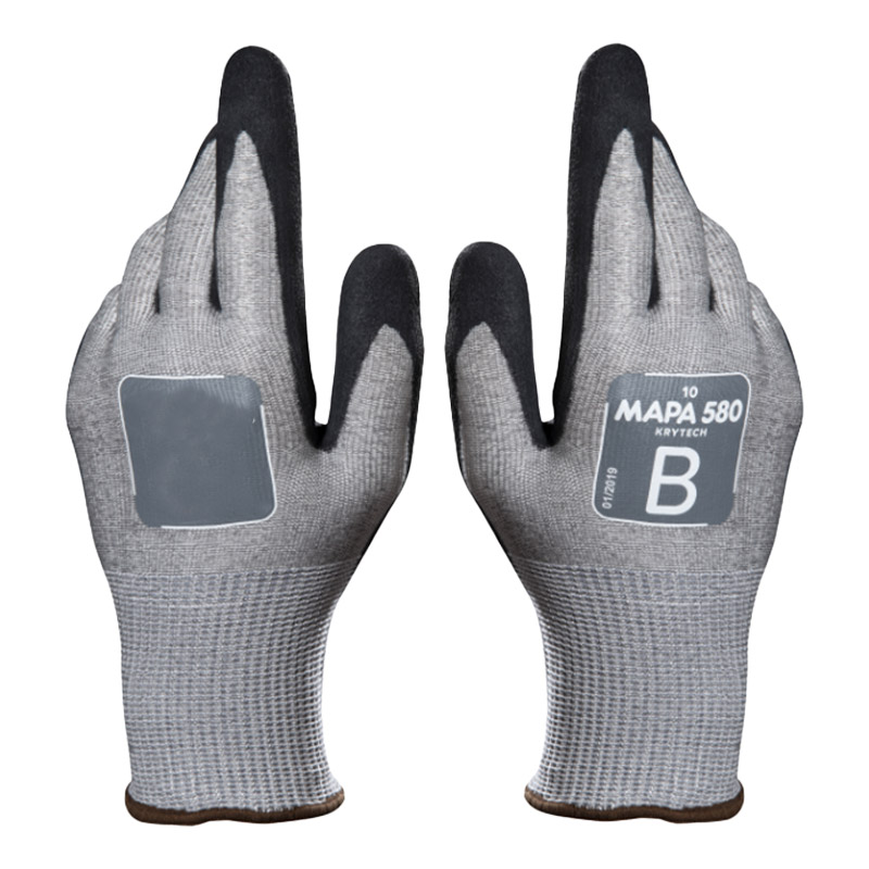 Mapa KryTech 580 Heat-Resistant Nitrile Coated Handling Gloves