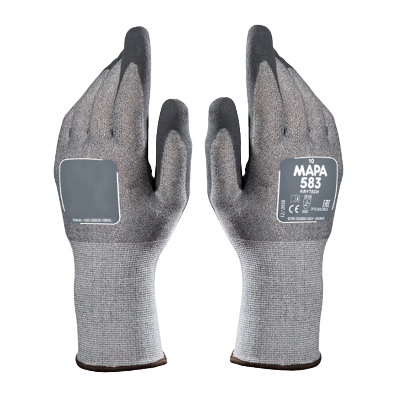 Mapa KryTech 583 Sandy Nitrile-Coated Oil-Resistant Grip Gloves