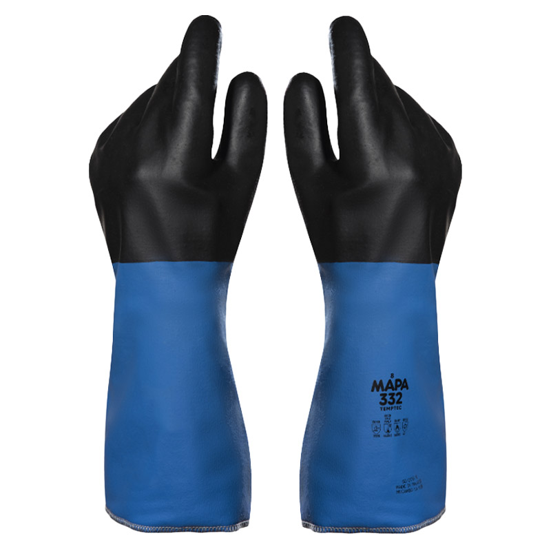 Mapa TempTec 332 Heat Proof Chemical-Resistant Thermal Gauntlet Gloves