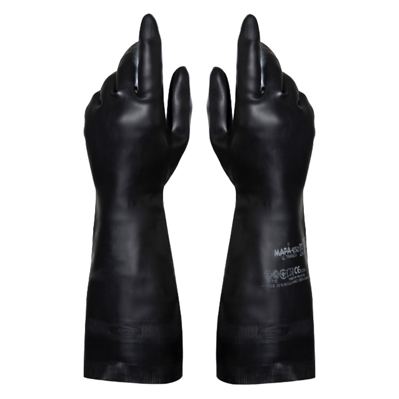 Mapa UltraNeo 450 Neoprene Chemical-Resistant Gauntlet Gloves
