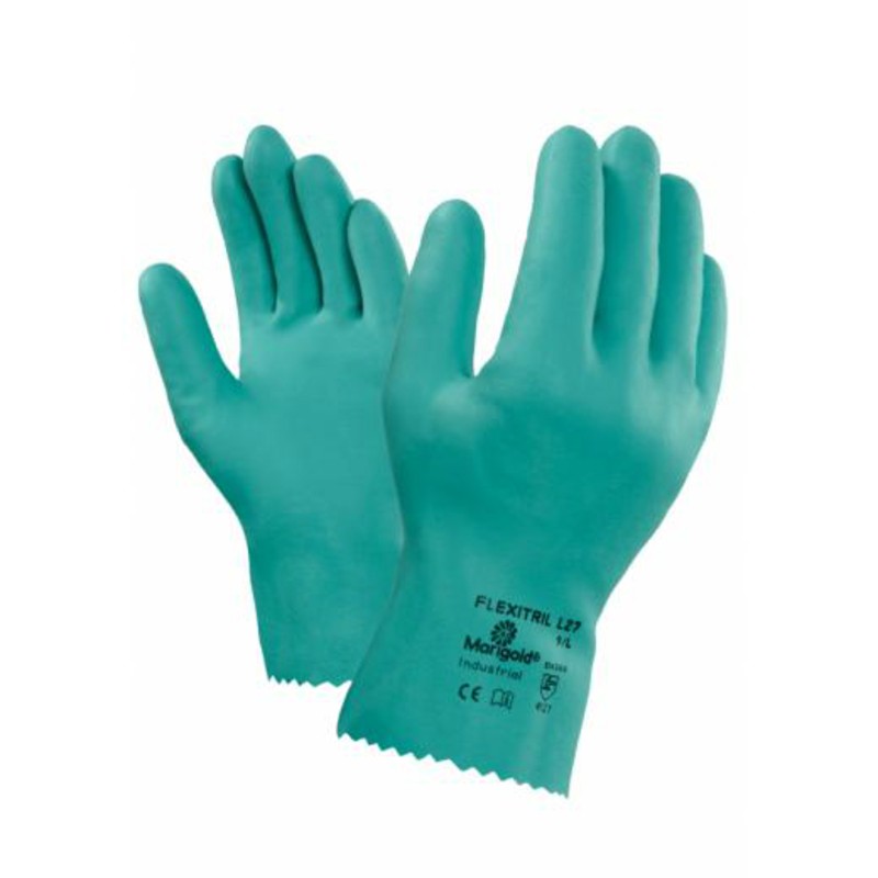 Ansell Marigold Flexitril L27 Chemical Gauntlet Gloves