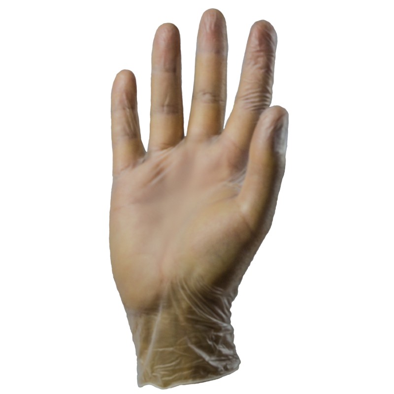 Medisafe Vytrex Disposable Clear Vinyl Examination Gloves
