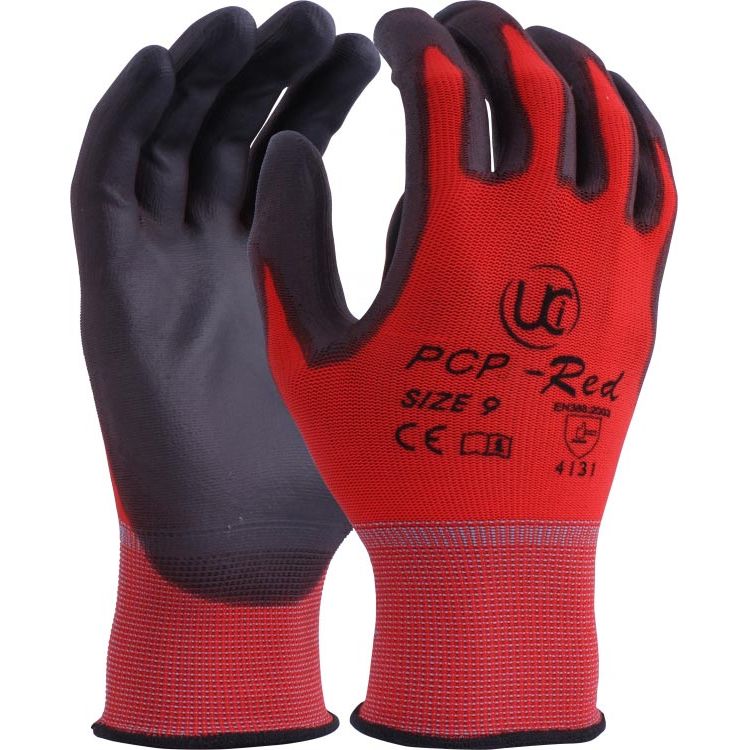 UCi PCP-Red Tough Polyurethane Coated Handling Gloves
