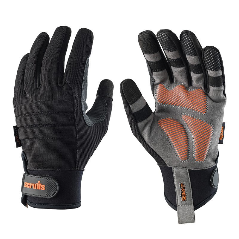 Scruffs Trade Touchscreen Safety Work Gloves (Black)
