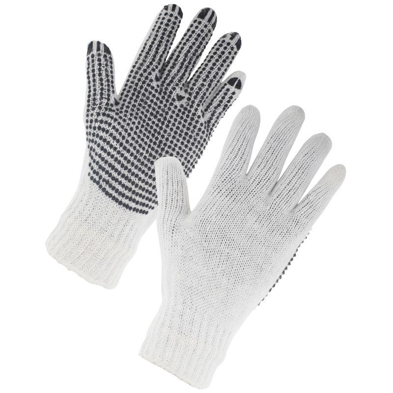 Supertouch 2657 Seamless Mixed Fibre PVC Dot Palm Gloves