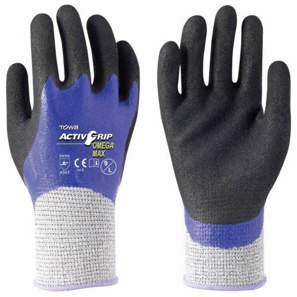 Towa ActivGrip Omega Max TOW542 Cut-Resistant Gloves