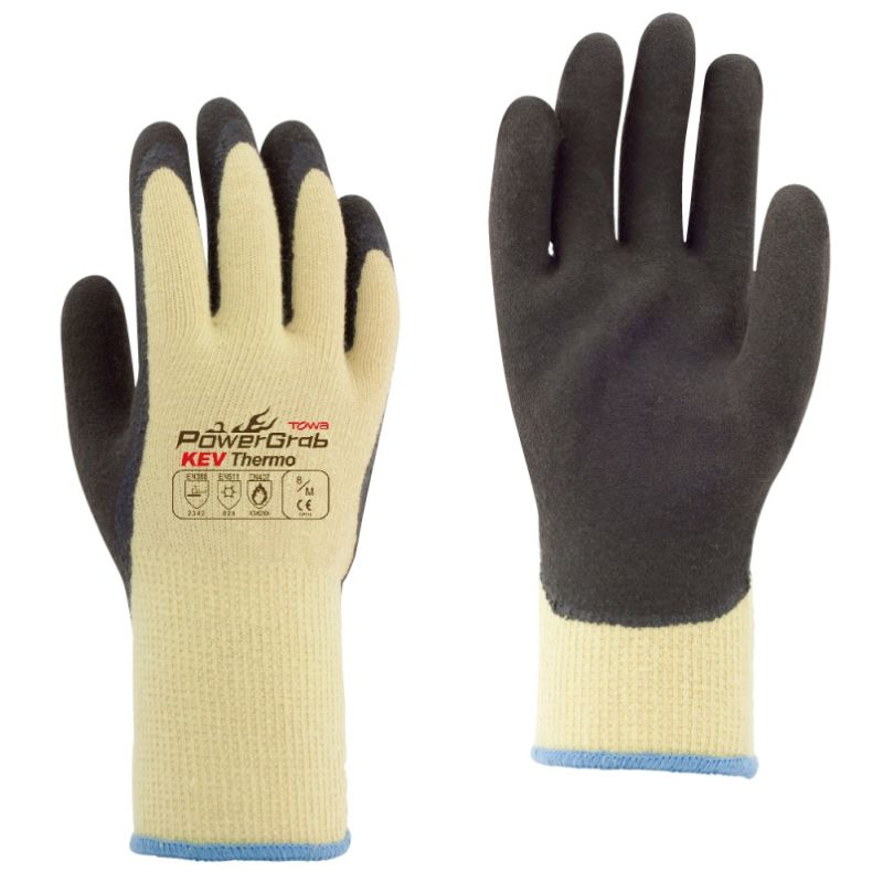 Towa PowerGrab Thermal Kevlar TOW345 Latex-Coated Gloves
