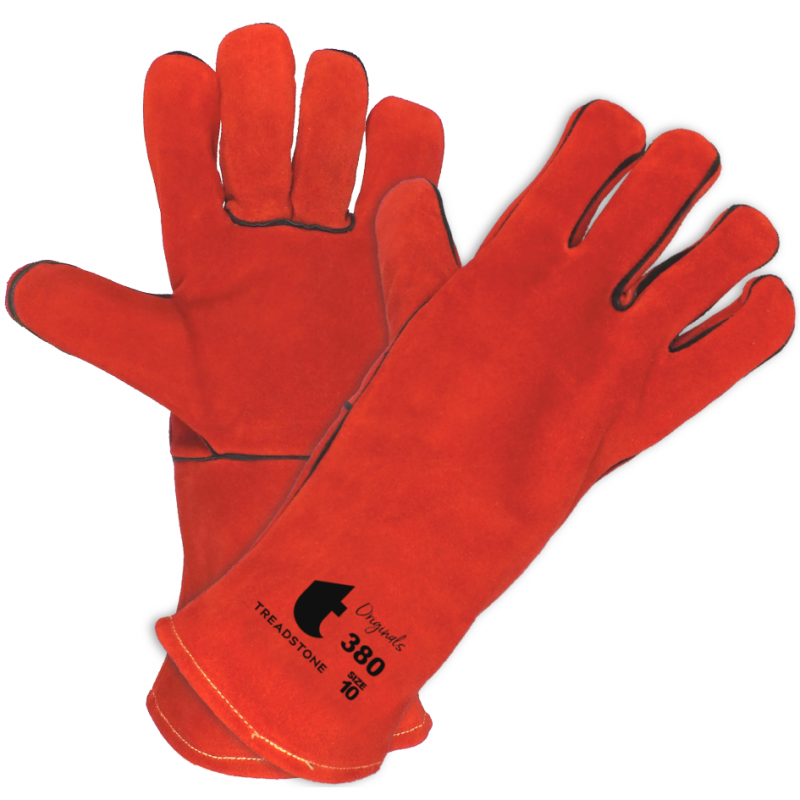 Treadstone Leather Onl-380 Leather Heat-Resistant Welding Gauntlet Gloves