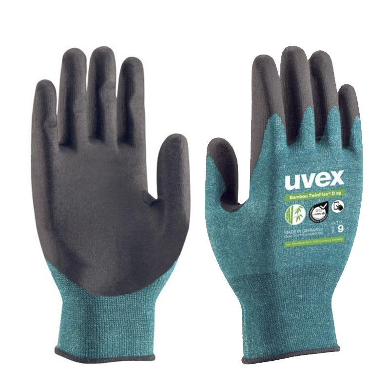 Uvex Bamboo TwinFlex Cut Resistant Safety Gloves Gloves.co.uk