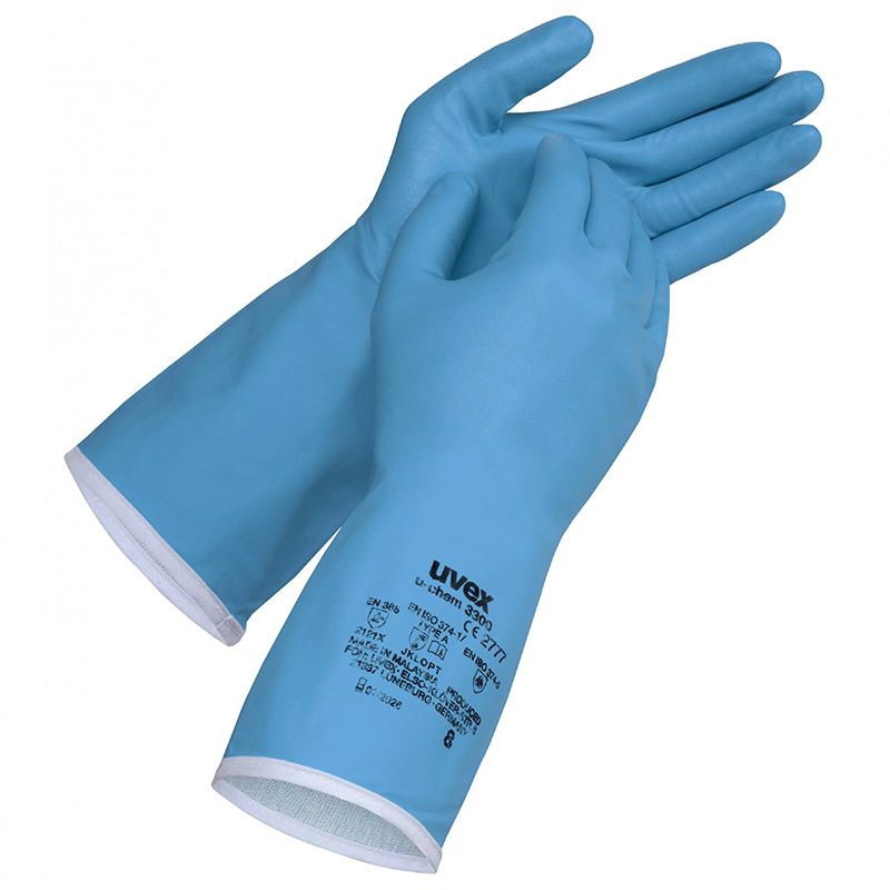 Uvex U-Chem 3300 Bamboo Chemical Wrist Gloves 60971