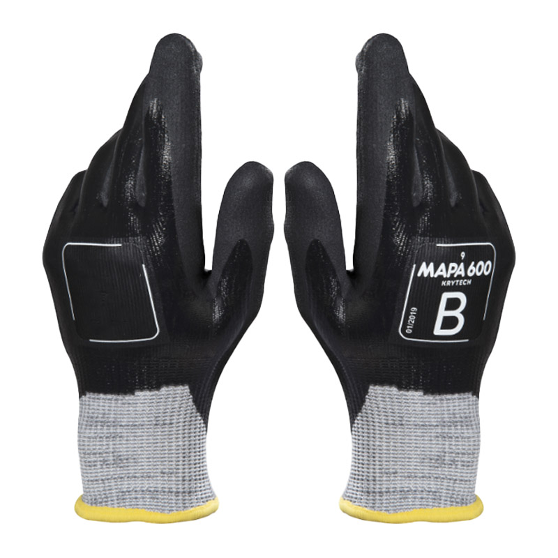 Mapa KryTech 600 Heat-Resistant Nitrile Oil Use Gloves