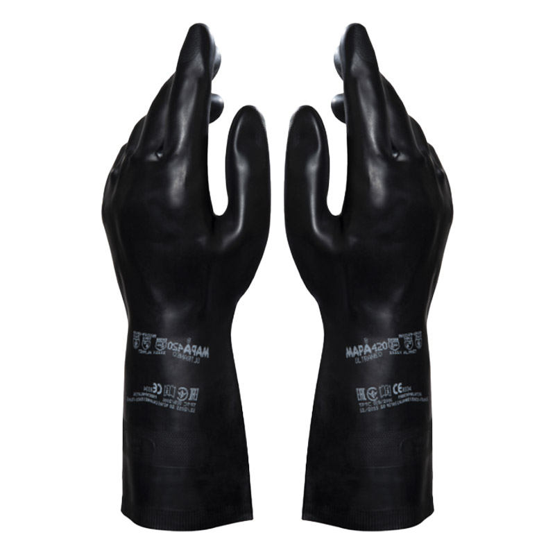 Mapa UltraNeo 420 Neoprene Oil-Use Chemical-Resistant Gauntlet Gloves