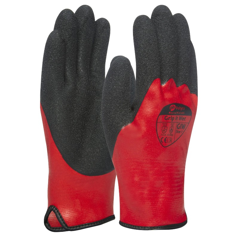 Polyco GIW Grip It Wet Mechanics Work Gloves