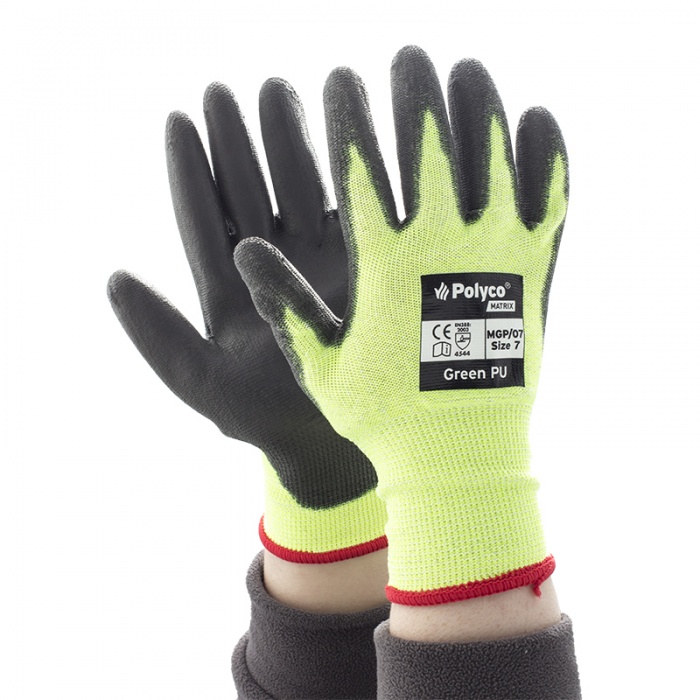 Polyco Matrix Green Cut-Resistant Gloves MGP