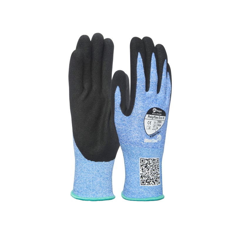 Polyco Polyflex Eco Nitrile-Coated Grip Gloves PEN