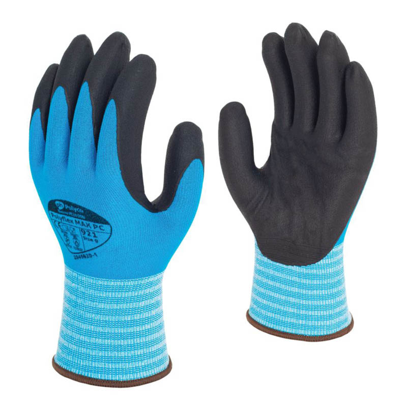 Polyco Polyflex MAX PC Palm-Coated Grip Gloves 921