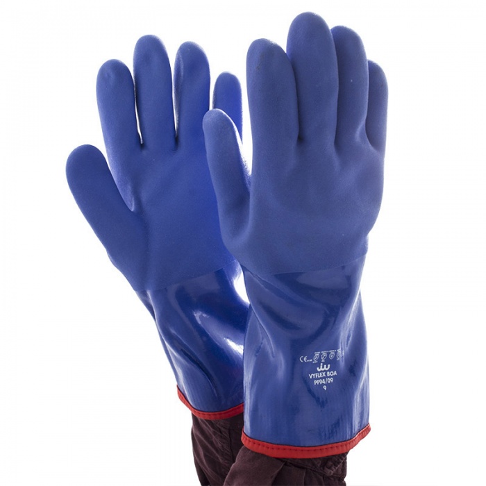 Polyco Vyflex Boa 35cm PVC Chemical Resistant Gloves PF94