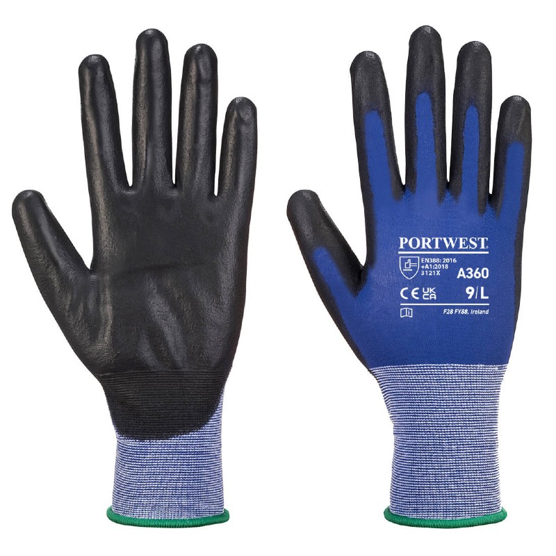 Portwest A360 Senti-Flex PU-Coated Nylon Gloves