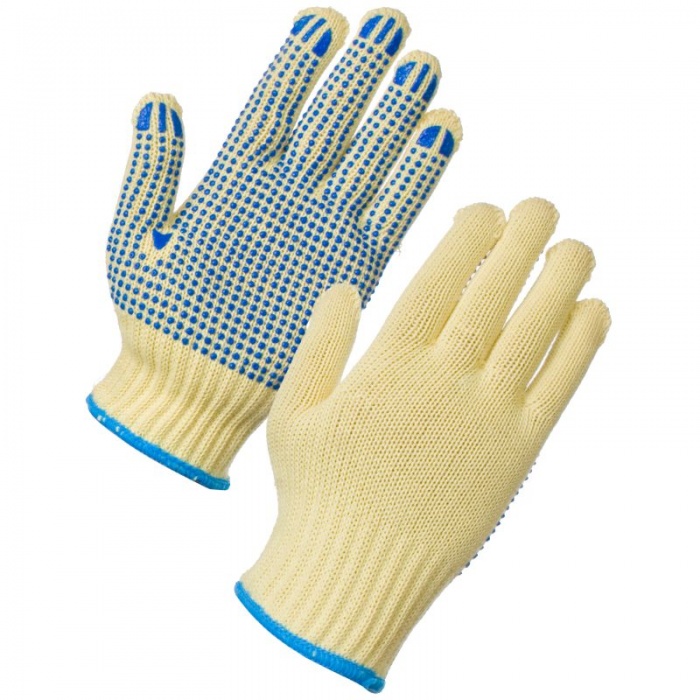 Supertouch 2717 10-Gauge Kevlar PVC Dot Gloves