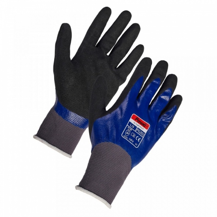 Pawa PG202 Dual Nitrile-Coated Oil Gloves