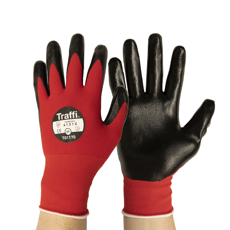 TraffiGlove TG5220 Fingerless Cut Level C Gloves Gloves.co.uk