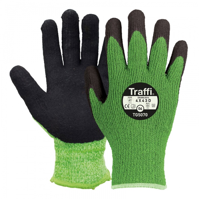 TraffiGlove TG5070 Thermal Cut Level D Safety Gloves