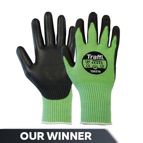 TraffiGlove TG5210 Metric Handling Cut Level C Gloves TraffiGlove TG5210 Metric Handling Cut Level C Gloves